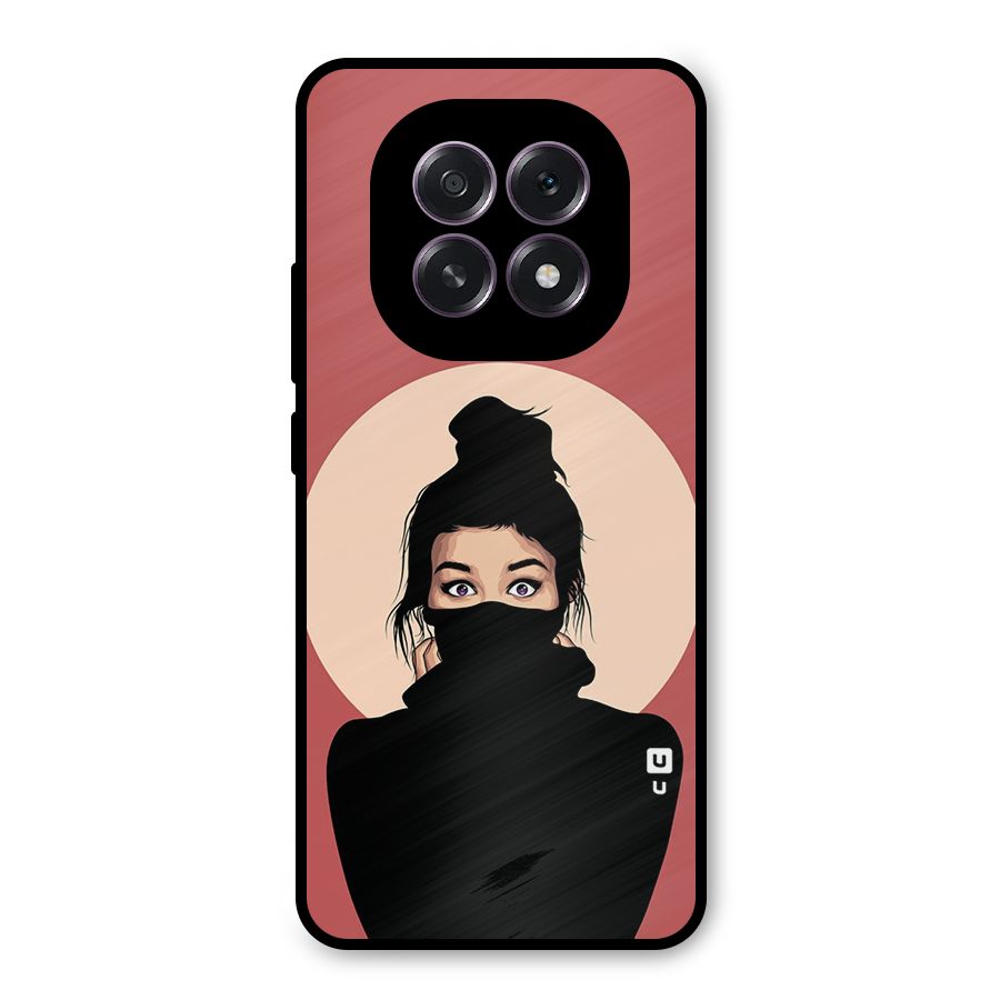Aesthetic Digital Art Girl Metal Back Case for Oppo F29