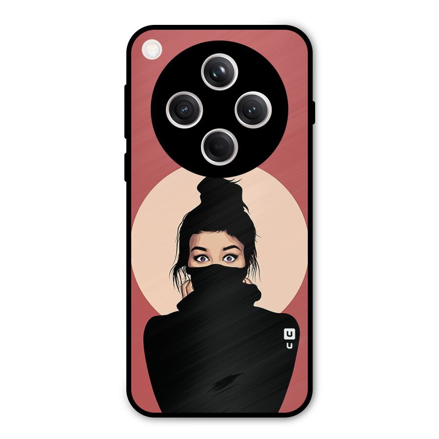 Aesthetic Digital Art Girl Metal Back Case for Oppo Find X8