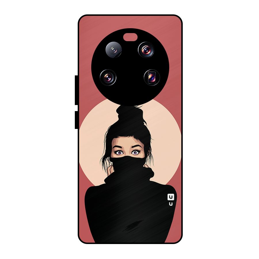 Aesthetic Digital Art Girl Metal Back Case for Xiaomi 13 Ultra