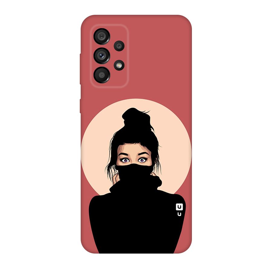 Aesthetic Digital Art Girl Original Polycarbonate Back Case for Galaxy A73 5G