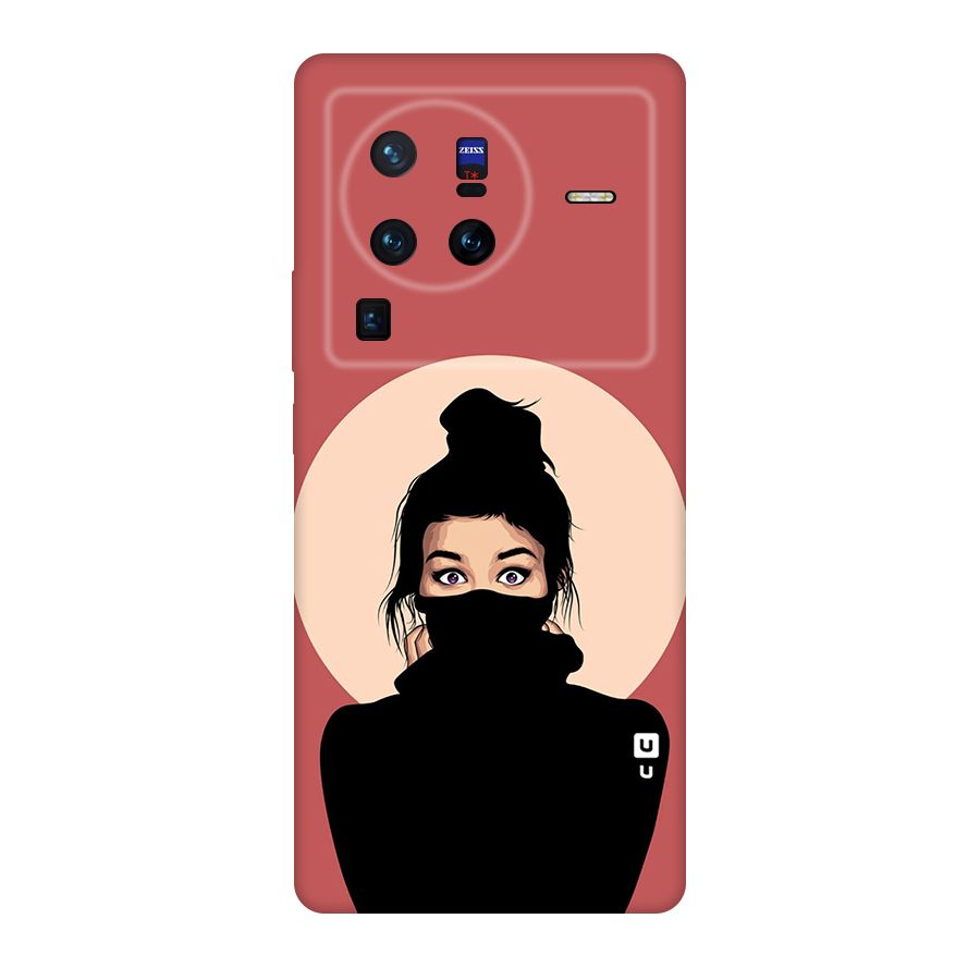 Aesthetic Digital Art Girl Original Polycarbonate Back Case for Vivo X80
