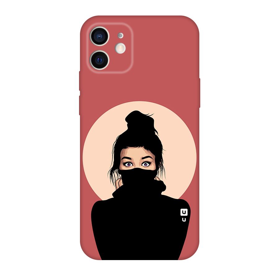Aesthetic Digital Art Girl Original Polycarbonate Back Case for iPhone 12