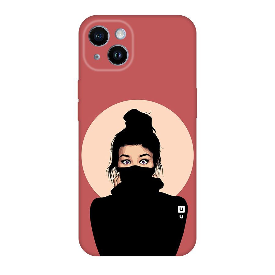Aesthetic Digital Art Girl Original Polycarbonate Back Case for iPhone 14