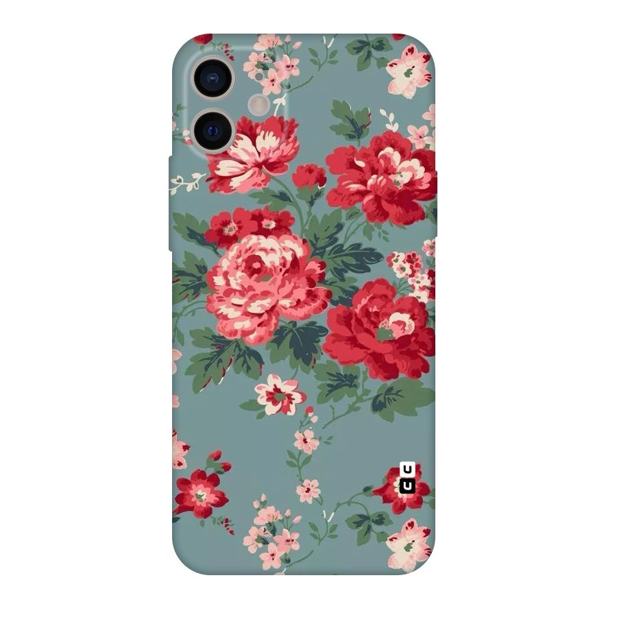 Aesthetic Floral Red Original Polycarbonate Back Case for iPhone 11