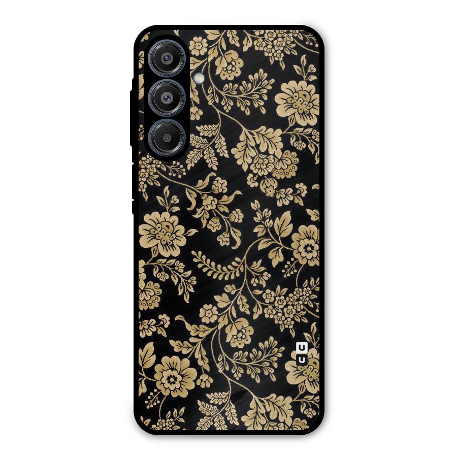Aesthetic Golden Design Metal Back Case for Galaxy A16 5G