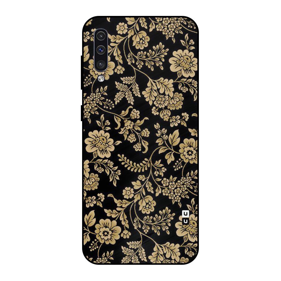 Aesthetic Golden Design Metal Back Case for Galaxy A30s