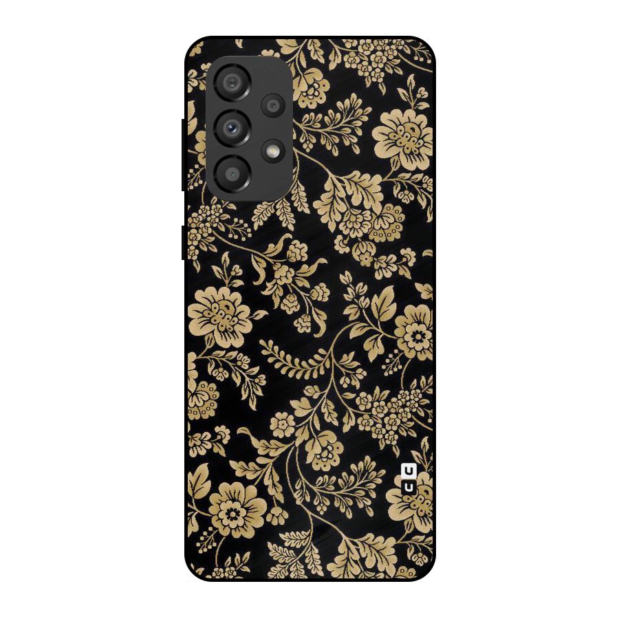Aesthetic Golden Design Metal Back Case for Galaxy A33 5G