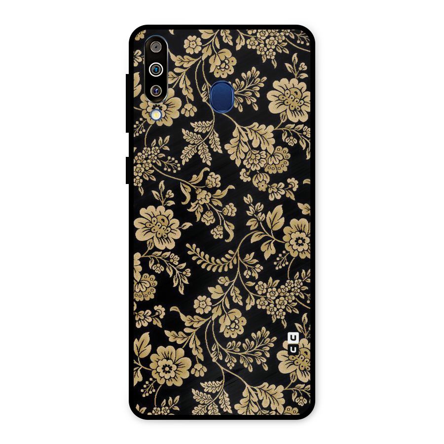 Aesthetic Golden Design Metal Back Case for Galaxy M30
