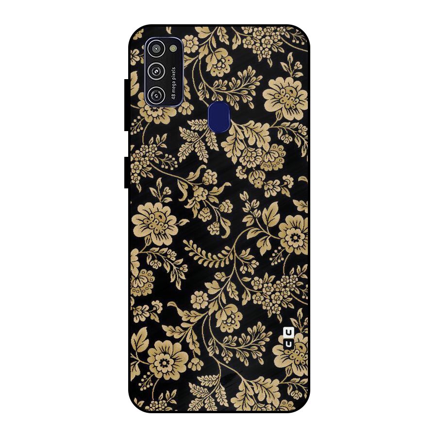 Aesthetic Golden Design Metal Back Case for Galaxy M30s