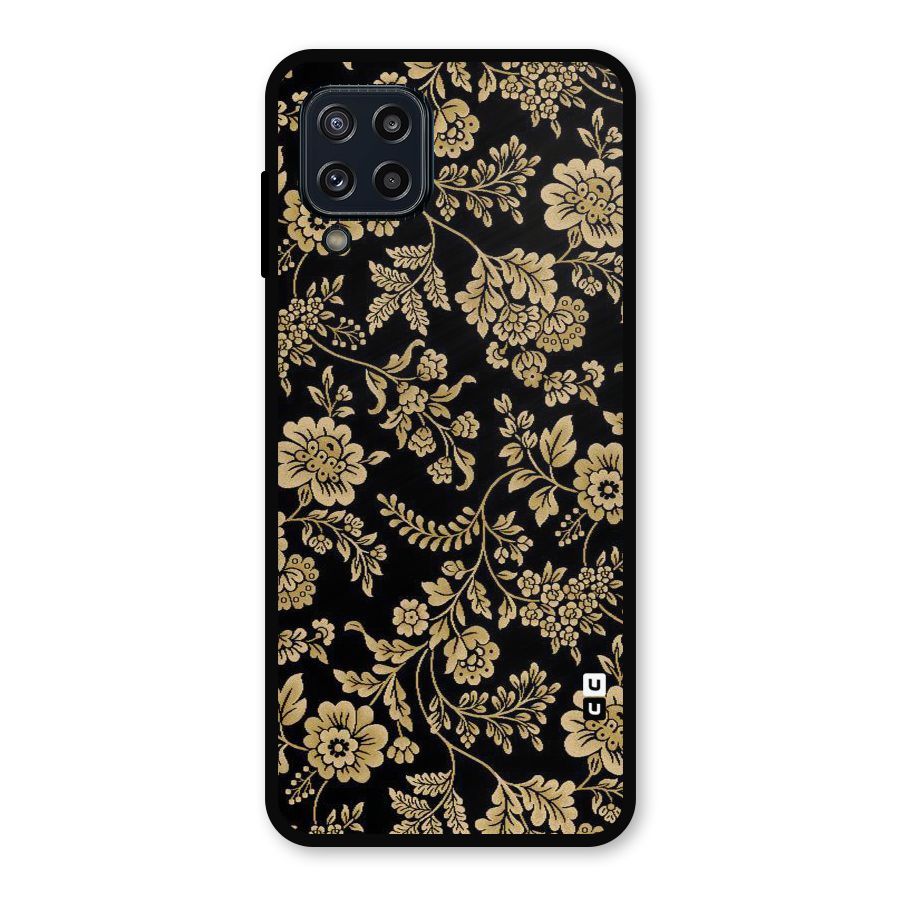 Aesthetic Golden Design Metal Back Case for Galaxy M32