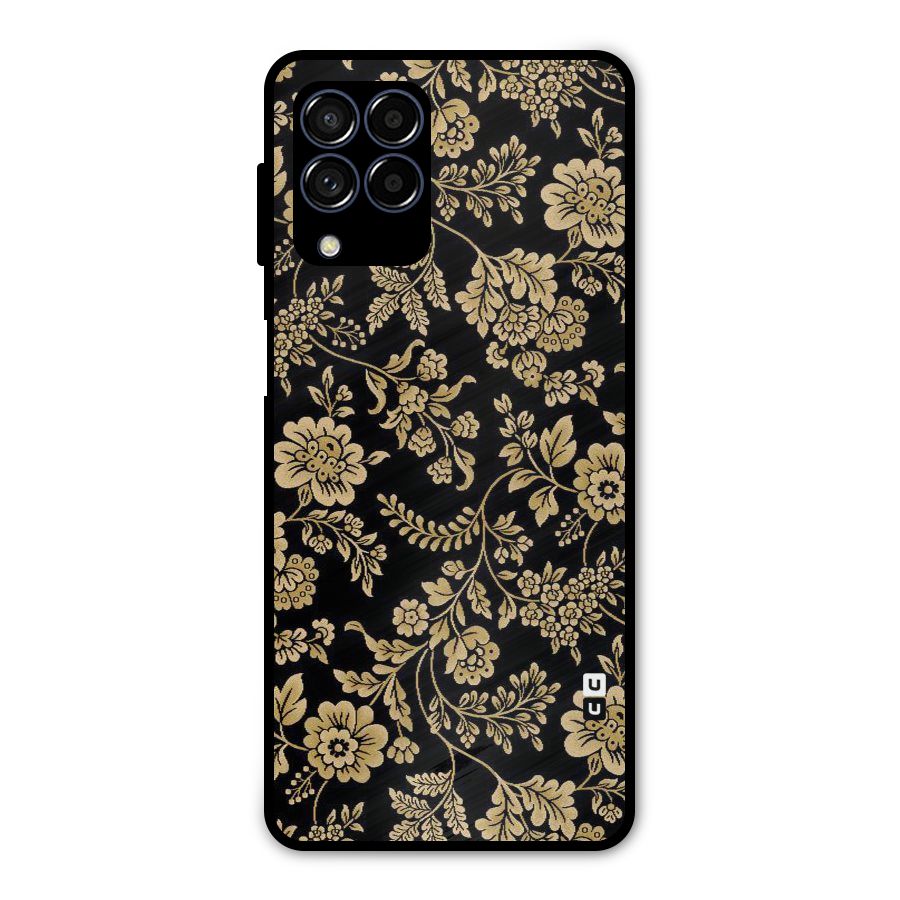Aesthetic Golden Design Metal Back Case for Galaxy M53 5G