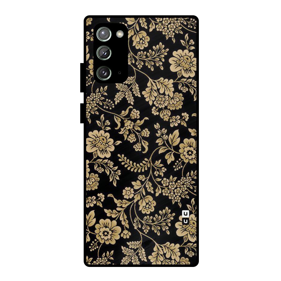 Aesthetic Golden Design Metal Back Case for Galaxy Note 20