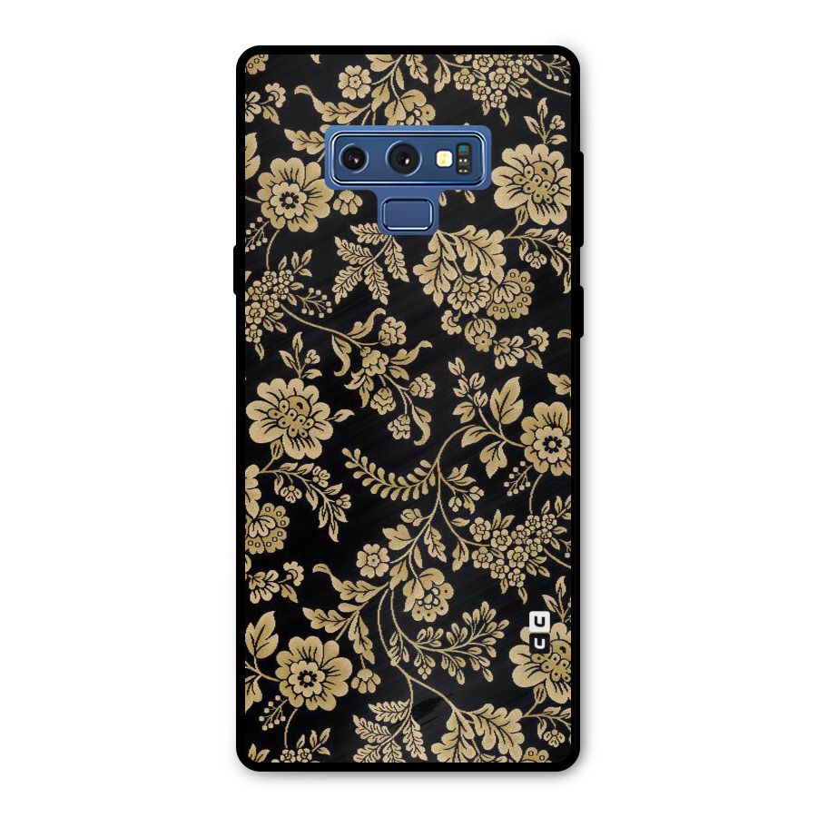Aesthetic Golden Design Metal Back Case for Galaxy Note 9