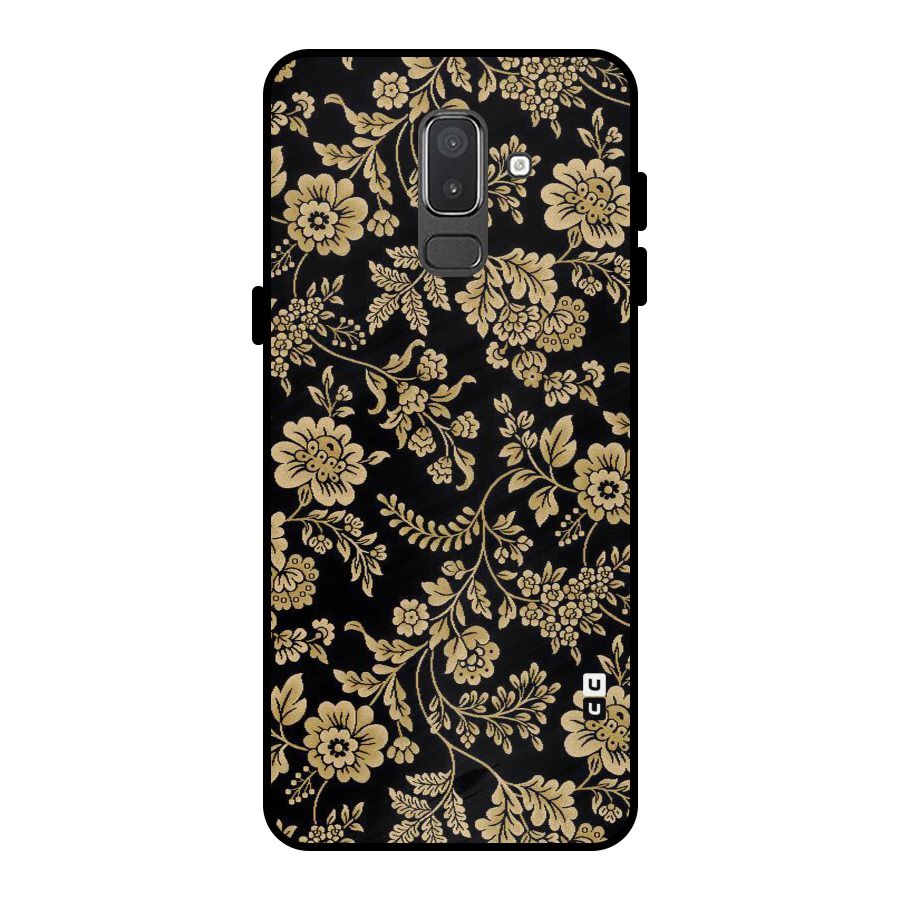 Aesthetic Golden Design Metal Back Case for Galaxy On8 (2018)