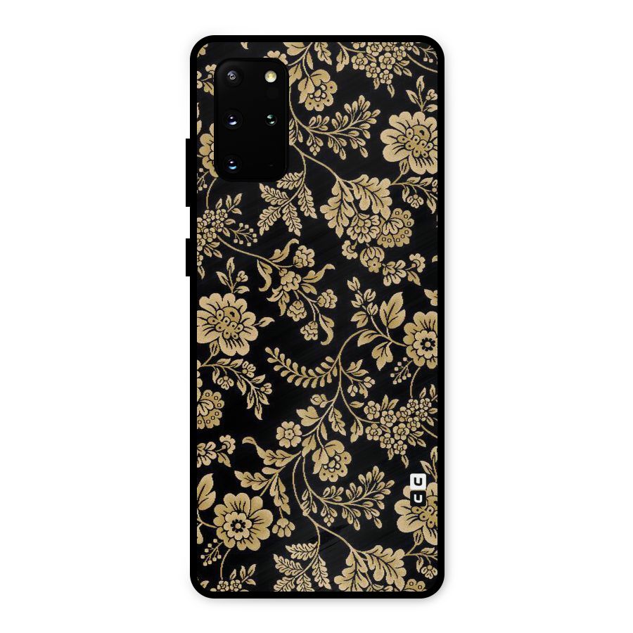 Aesthetic Golden Design Metal Back Case for Galaxy S20 Plus