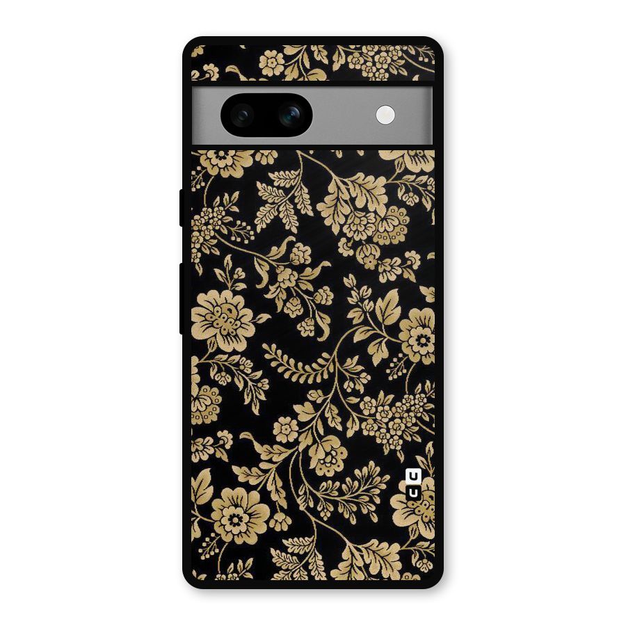 Aesthetic Golden Design Metal Back Case for Google Pixel 7a