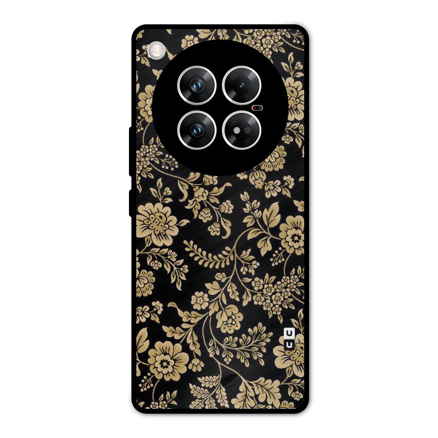 Aesthetic Golden Design Metal Back Case for Infinix Zero 40 5G