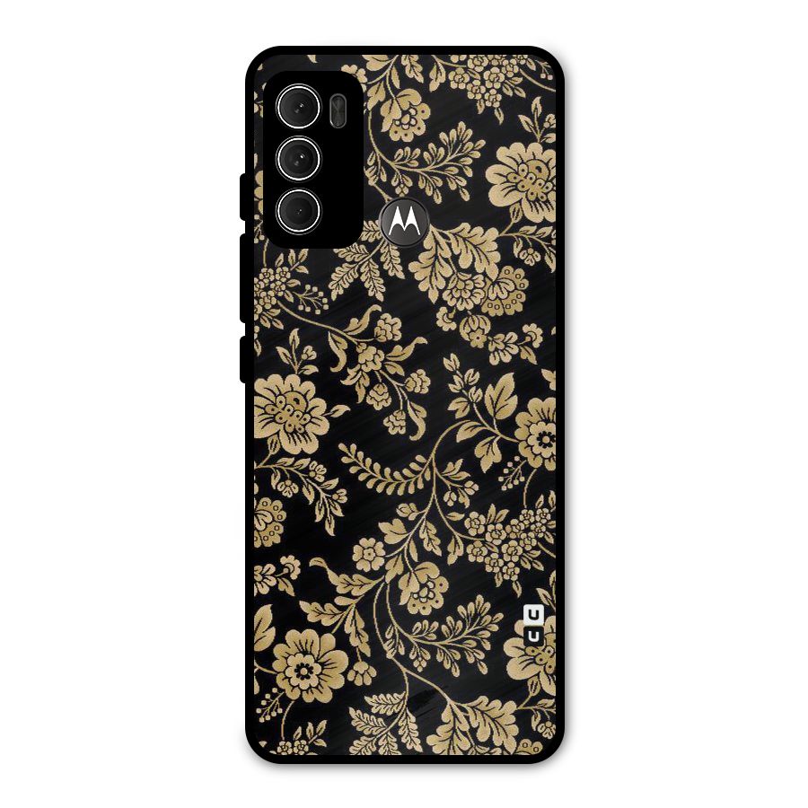Aesthetic Golden Design Metal Back Case for Moto G60