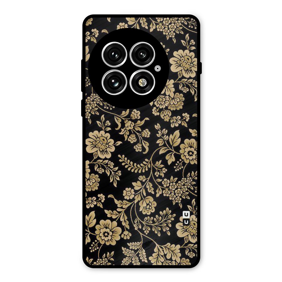 Aesthetic Golden Design Metal Back Case for OnePlus 13