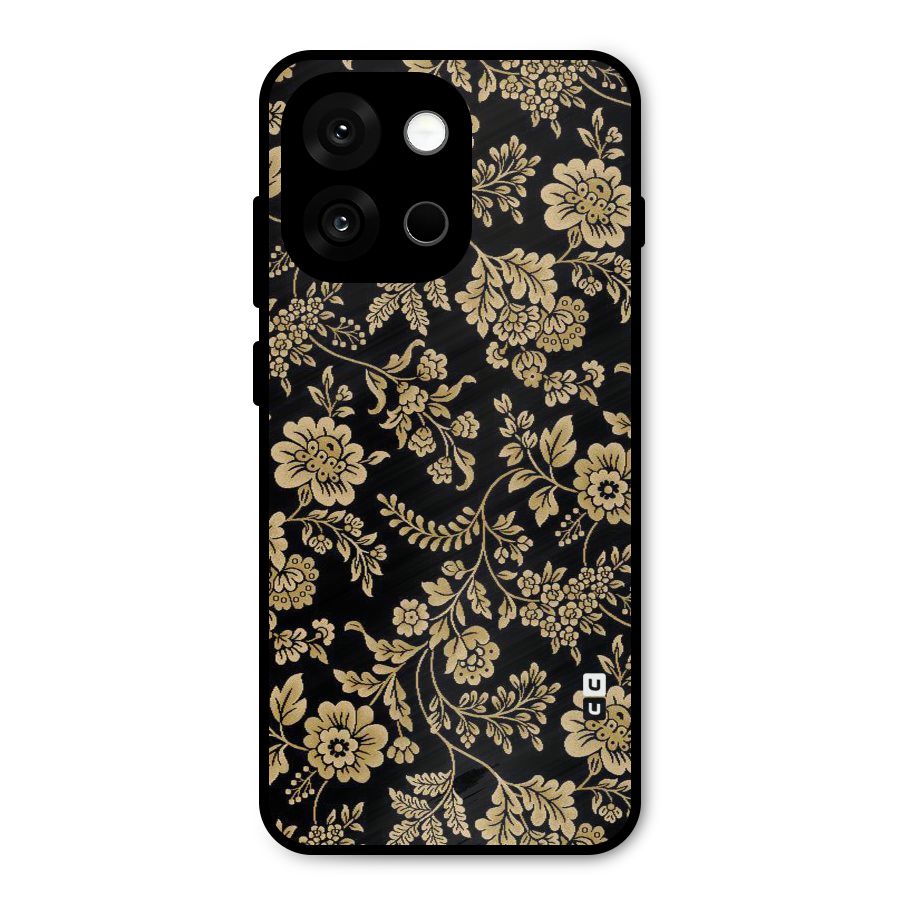 Aesthetic Golden Design Metal Back Case for OnePlus 13s