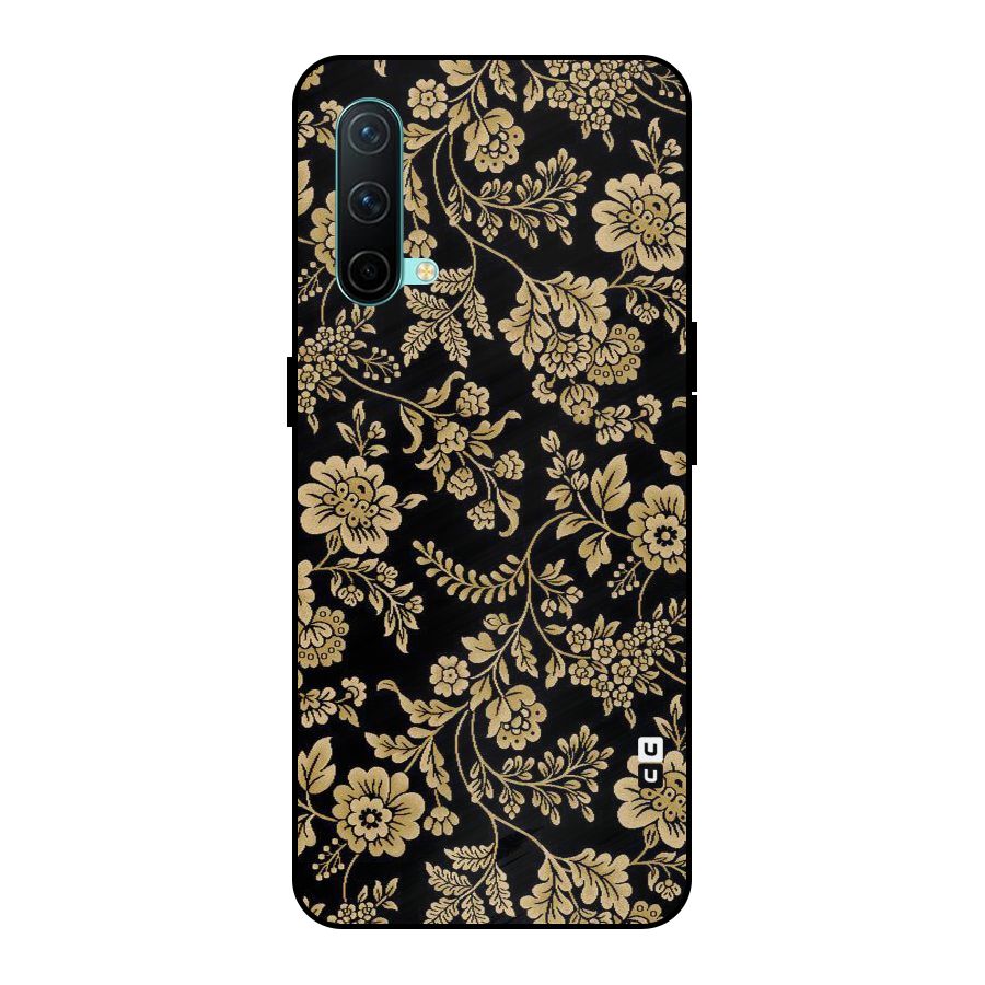 Aesthetic Golden Design Metal Back Case for OnePlus Nord CE 5G