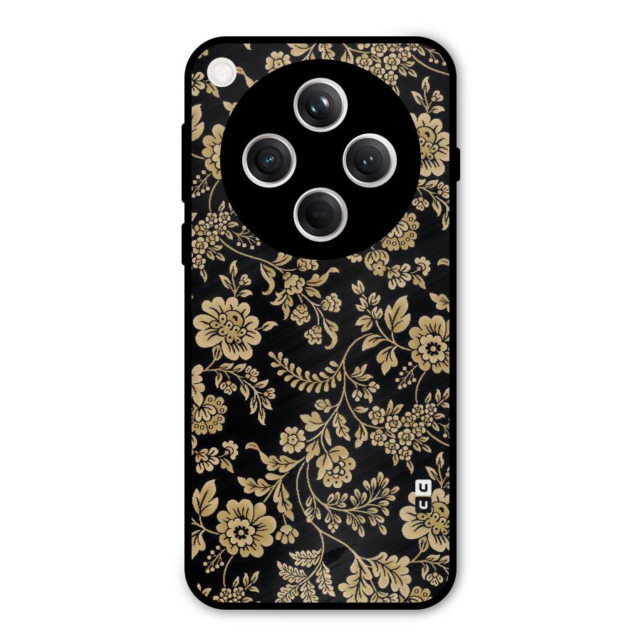 Aesthetic Golden Design Metal Back Case for Oppo Find X8