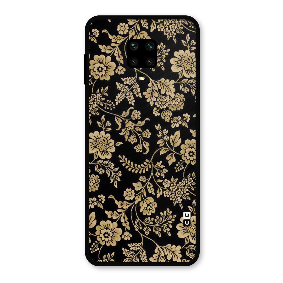 Aesthetic Golden Design Metal Back Case for Poco M2 Pro