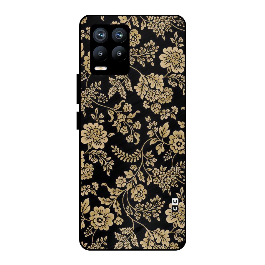 Aesthetic Golden Design Metal Back Case for Realme 8 Pro