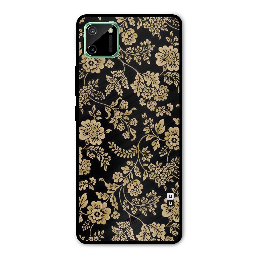 Aesthetic Golden Design Metal Back Case for Realme C11