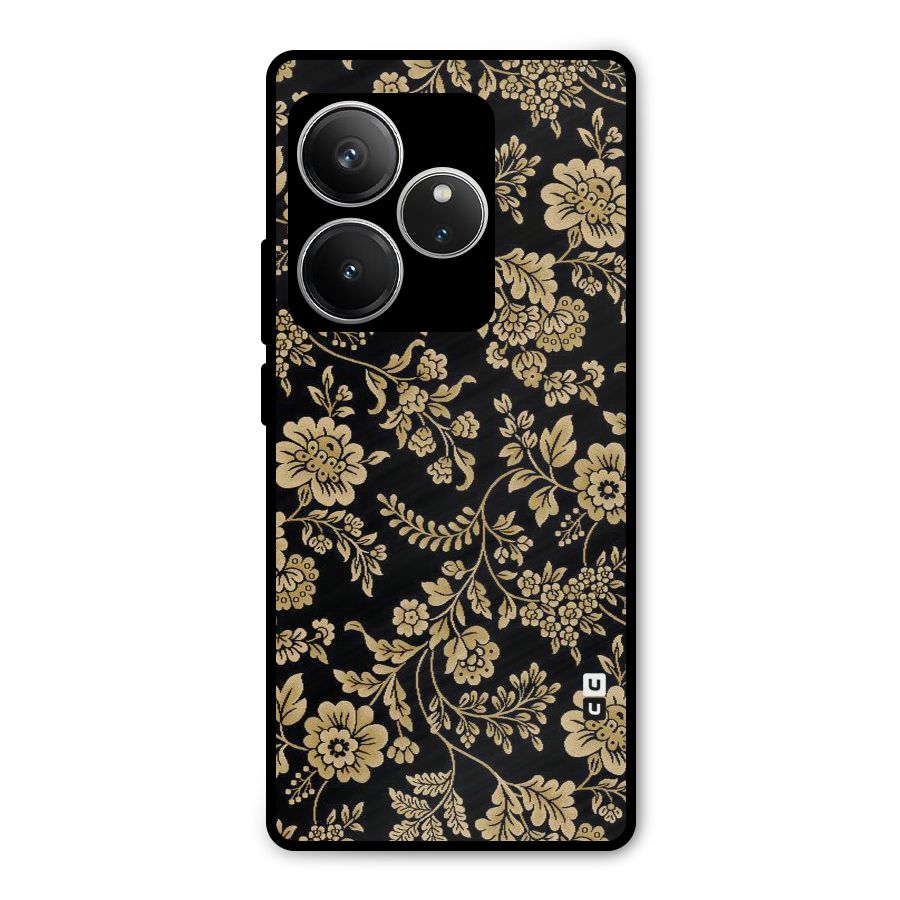 Aesthetic Golden Design Metal Back Case for Realme GT 6