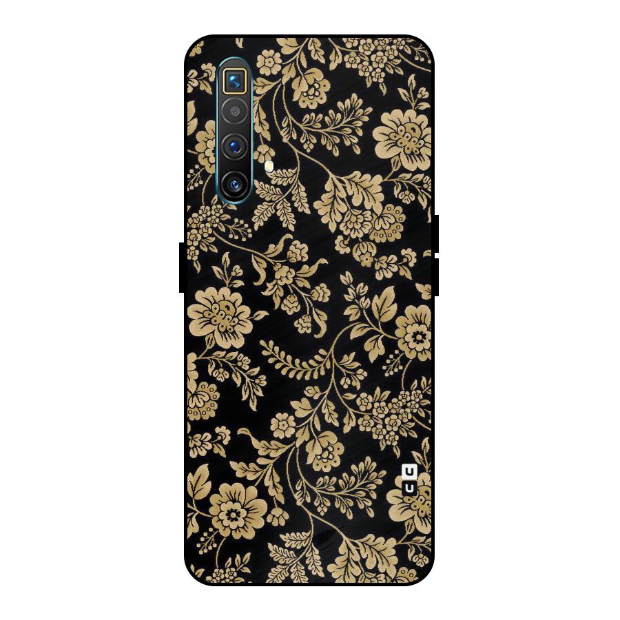 Aesthetic Golden Design Metal Back Case for Realme X3