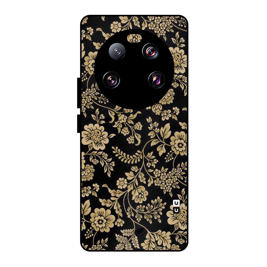 Aesthetic Golden Design Metal Back Case for Xiaomi 13 Ultra