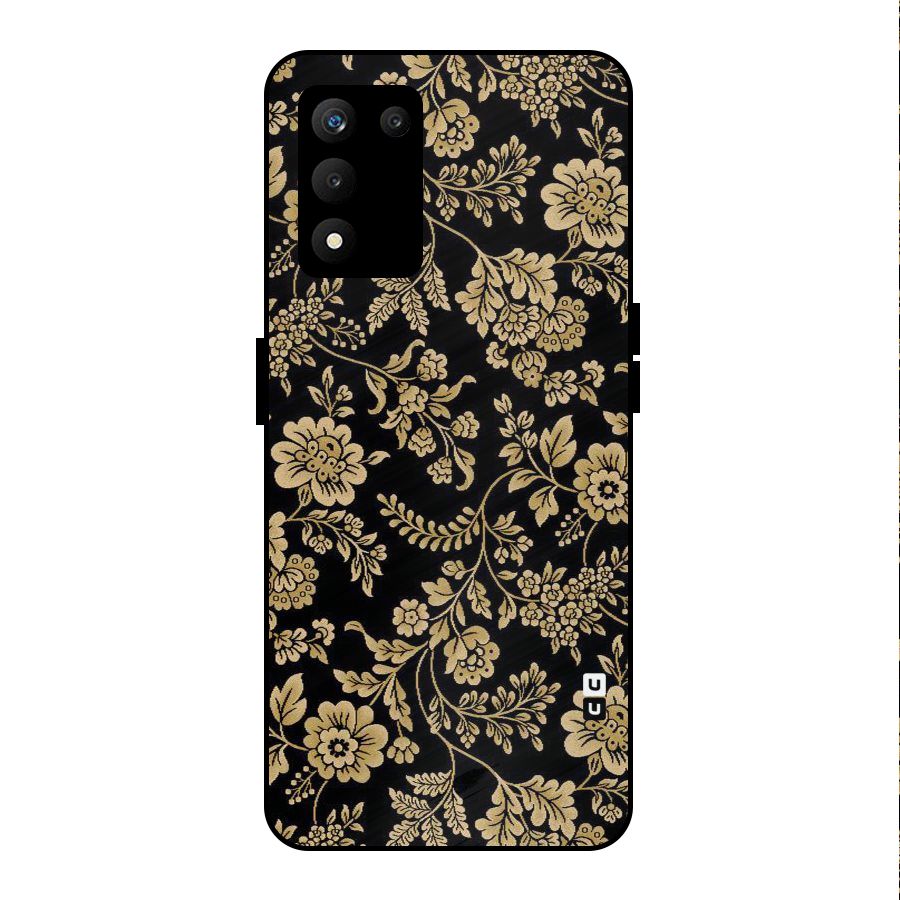 Aesthetic Golden Design Metal Back Case for realme 9 5G SE