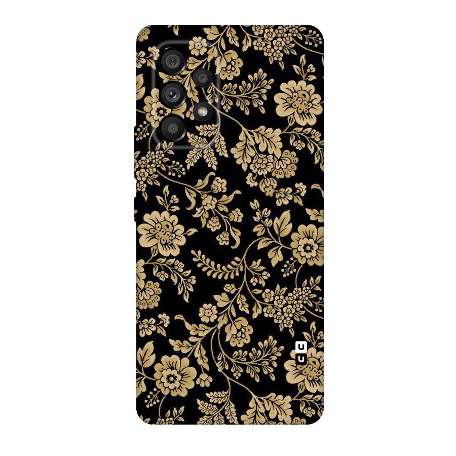 Aesthetic Golden Design Original Polycarbonate Back Case for Galaxy A53 5G