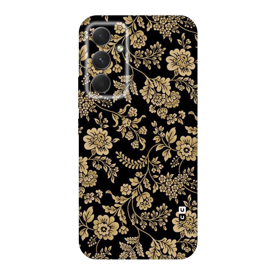 Aesthetic Golden Design Original Polycarbonate Back Case for Galaxy A54