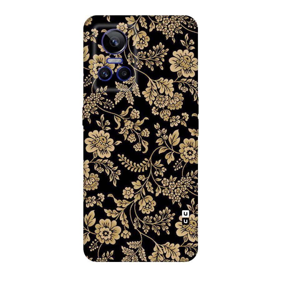 Aesthetic Golden Design Original Polycarbonate Back Case for Realme GT Neo 3