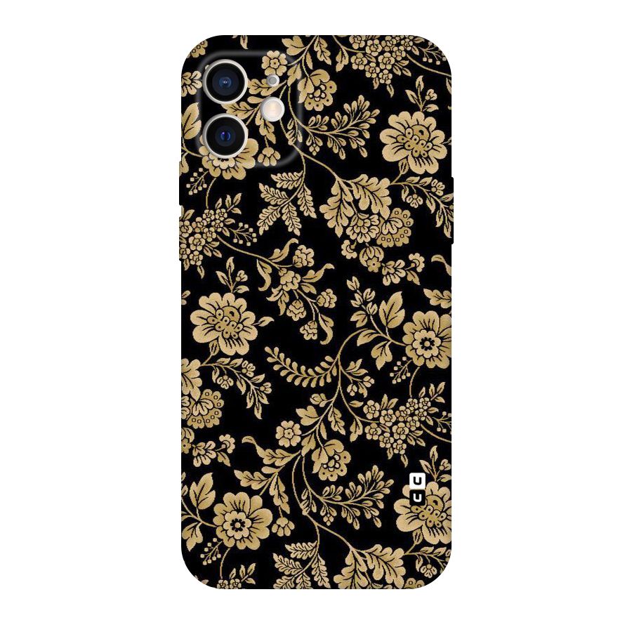 Aesthetic Golden Design Original Polycarbonate Back Case for iPhone 12