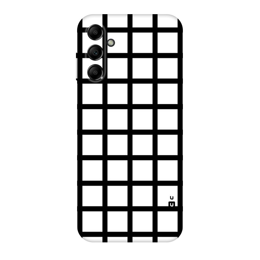 Aesthetic Grid Lines Original Polycarbonate Back Case for Galaxy A14 5G