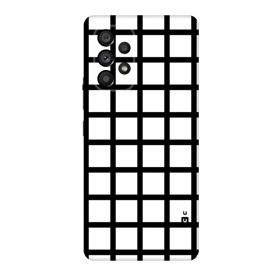 Aesthetic Grid Lines Original Polycarbonate Back Case for Galaxy A53 5G