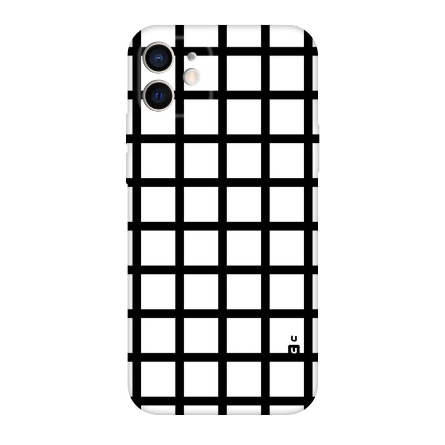 Aesthetic Grid Lines Original Polycarbonate Back Case for iPhone 12