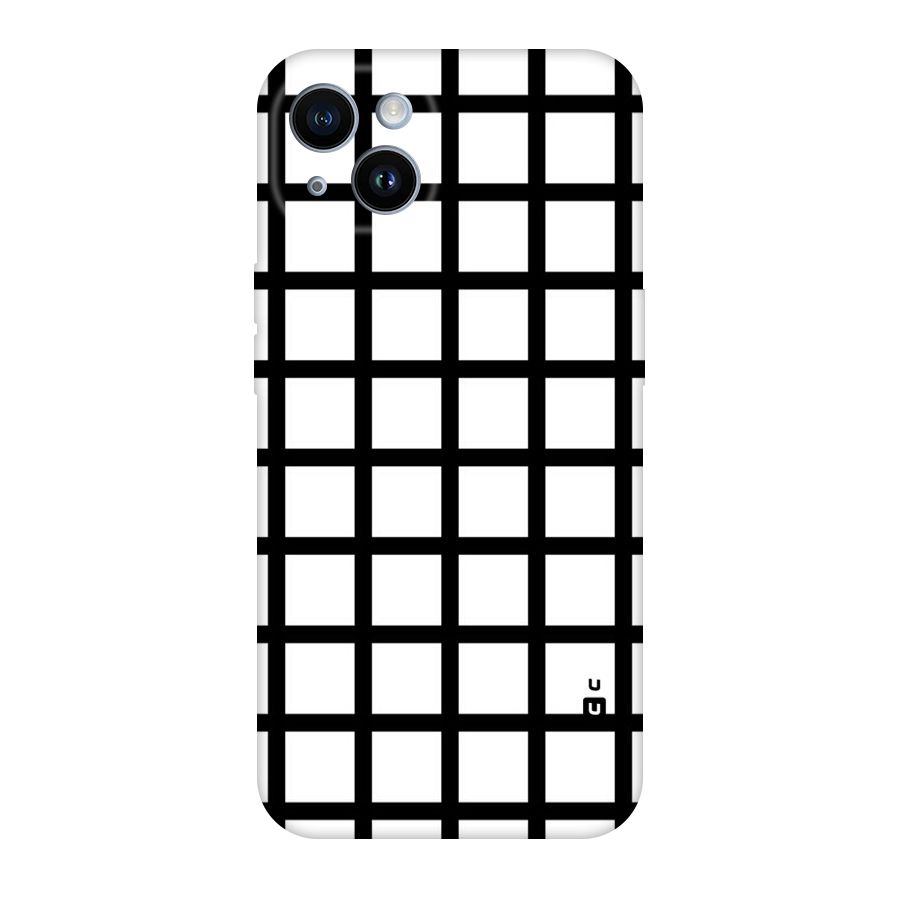 Aesthetic Grid Lines Original Polycarbonate Back Case for iPhone 14