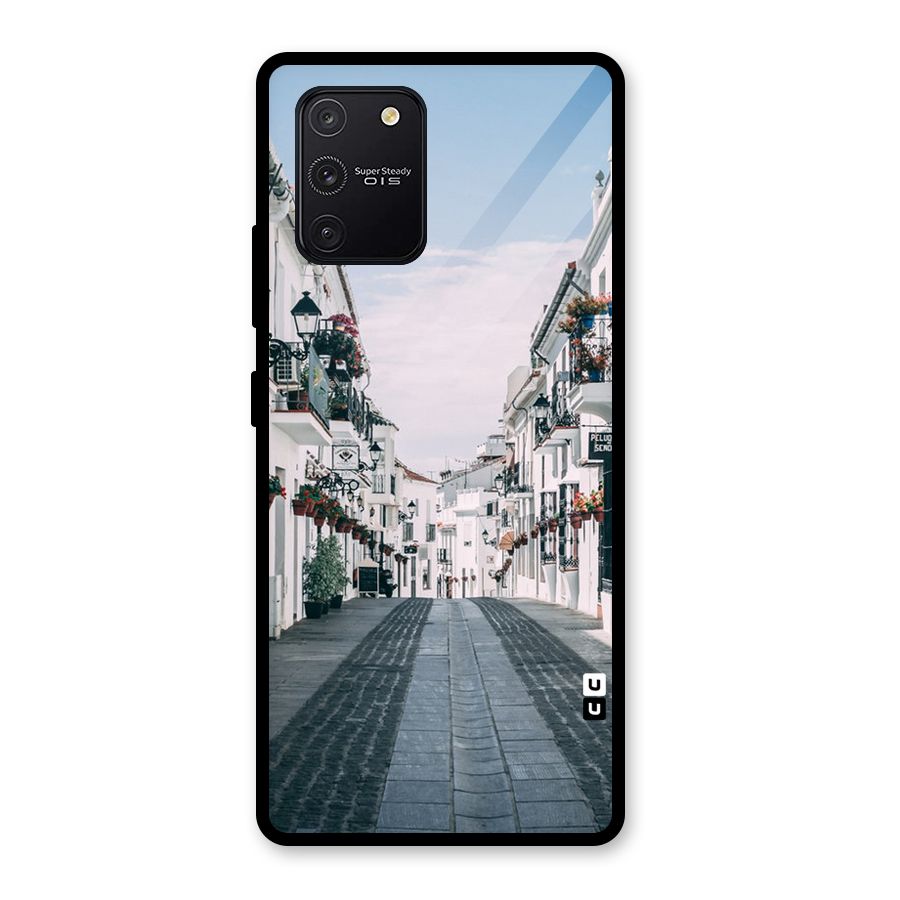 Aesthetic Street Glass Back Case for Galaxy S10 Lite