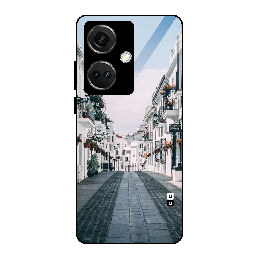 Aesthetic Street Glass Back Case for OnePlus Nord CE 3 5G