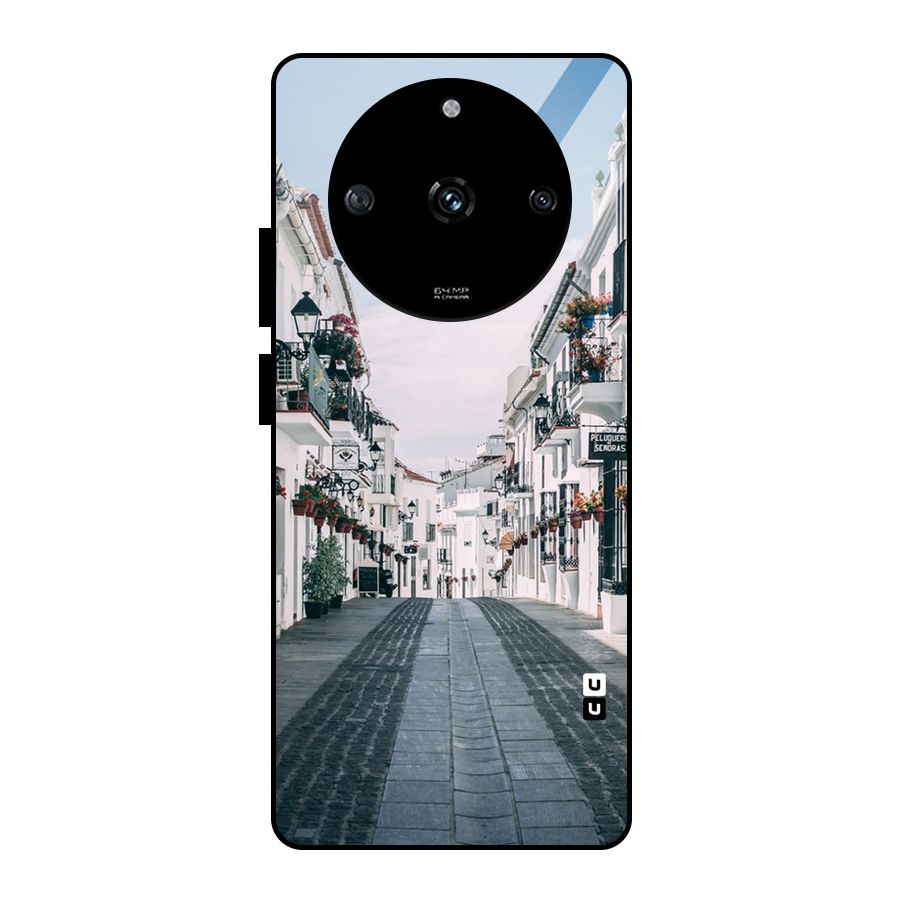 Aesthetic Street Glass Back Case for Realme Narzo 60 5G