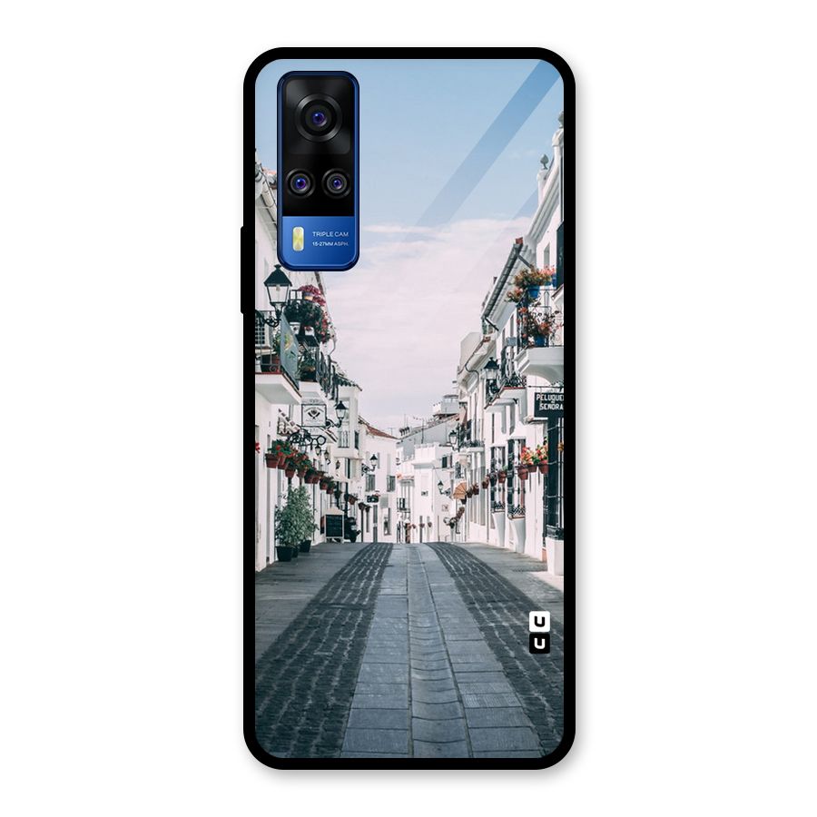 Aesthetic Street Glass Back Case for Vivo Y31