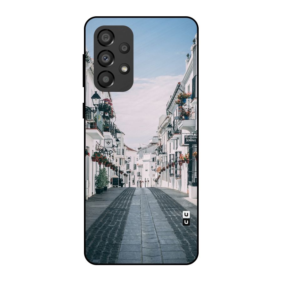 Aesthetic Street Metal Back Case for Galaxy A33 5G