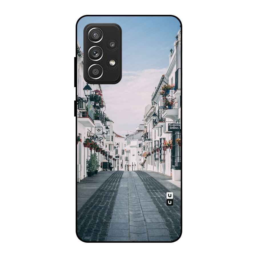 Aesthetic Street Metal Back Case for Galaxy A52s 5G