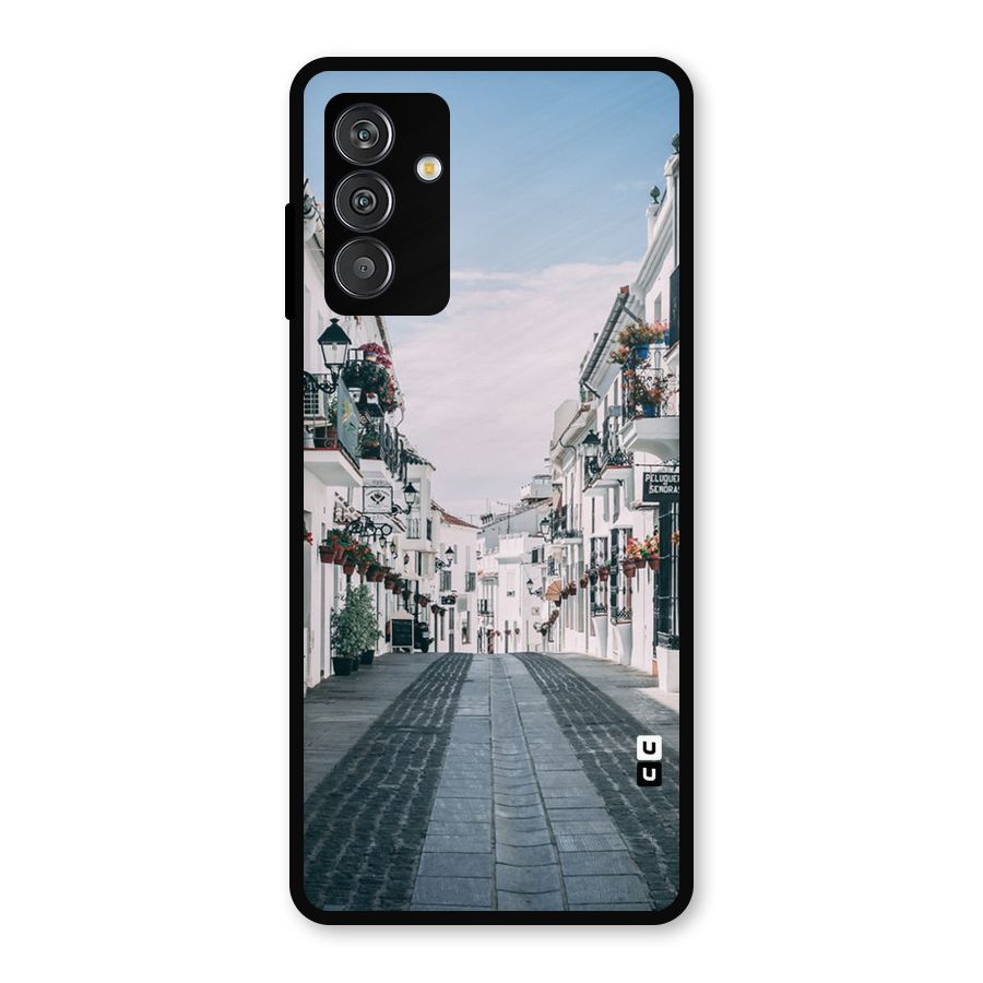 Aesthetic Street Metal Back Case for Galaxy F13