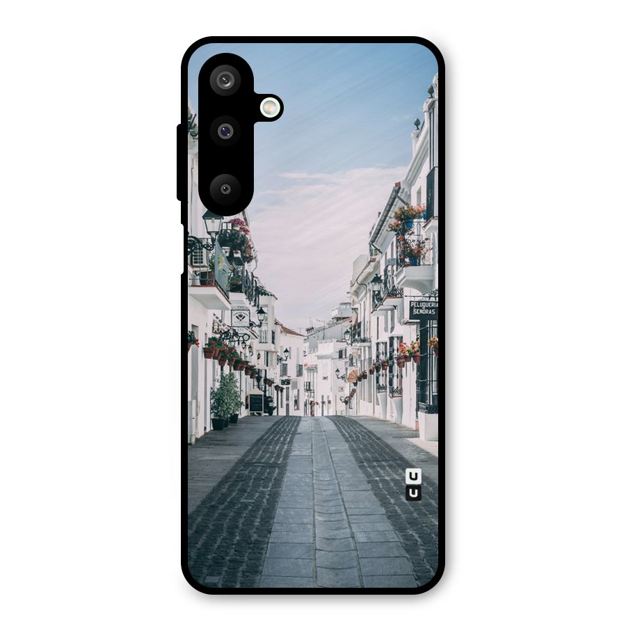 Aesthetic Street Metal Back Case for Galaxy M16