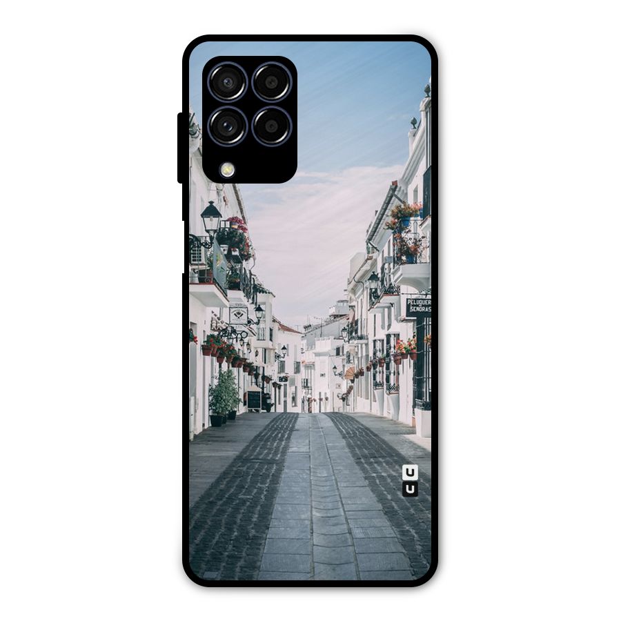 Aesthetic Street Metal Back Case for Galaxy M53 5G